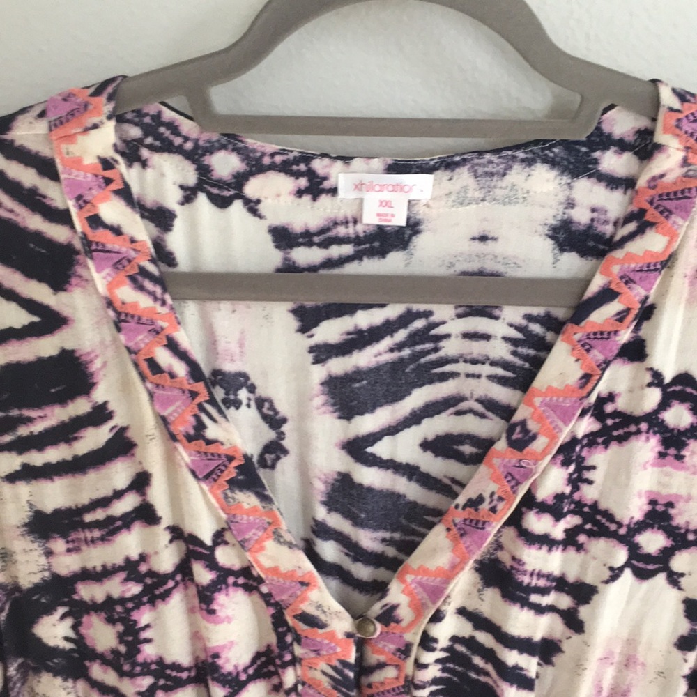 Batik Print Festival Beach Romper